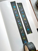 Dark Witching Hour Elements Washi Tape
