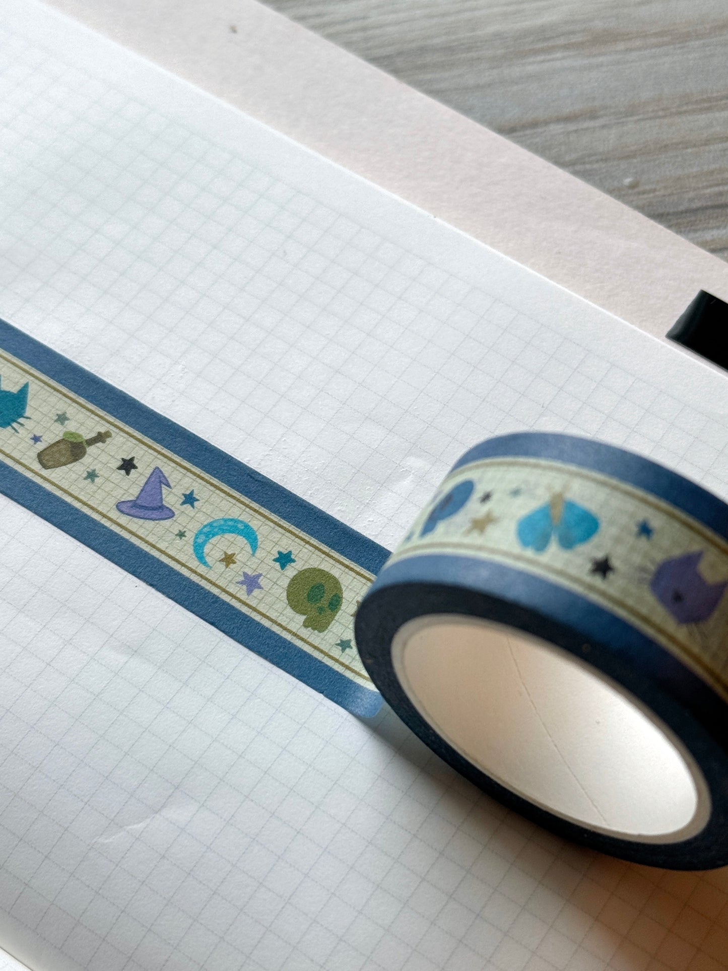 Green Witching Hour Element Washi Tape