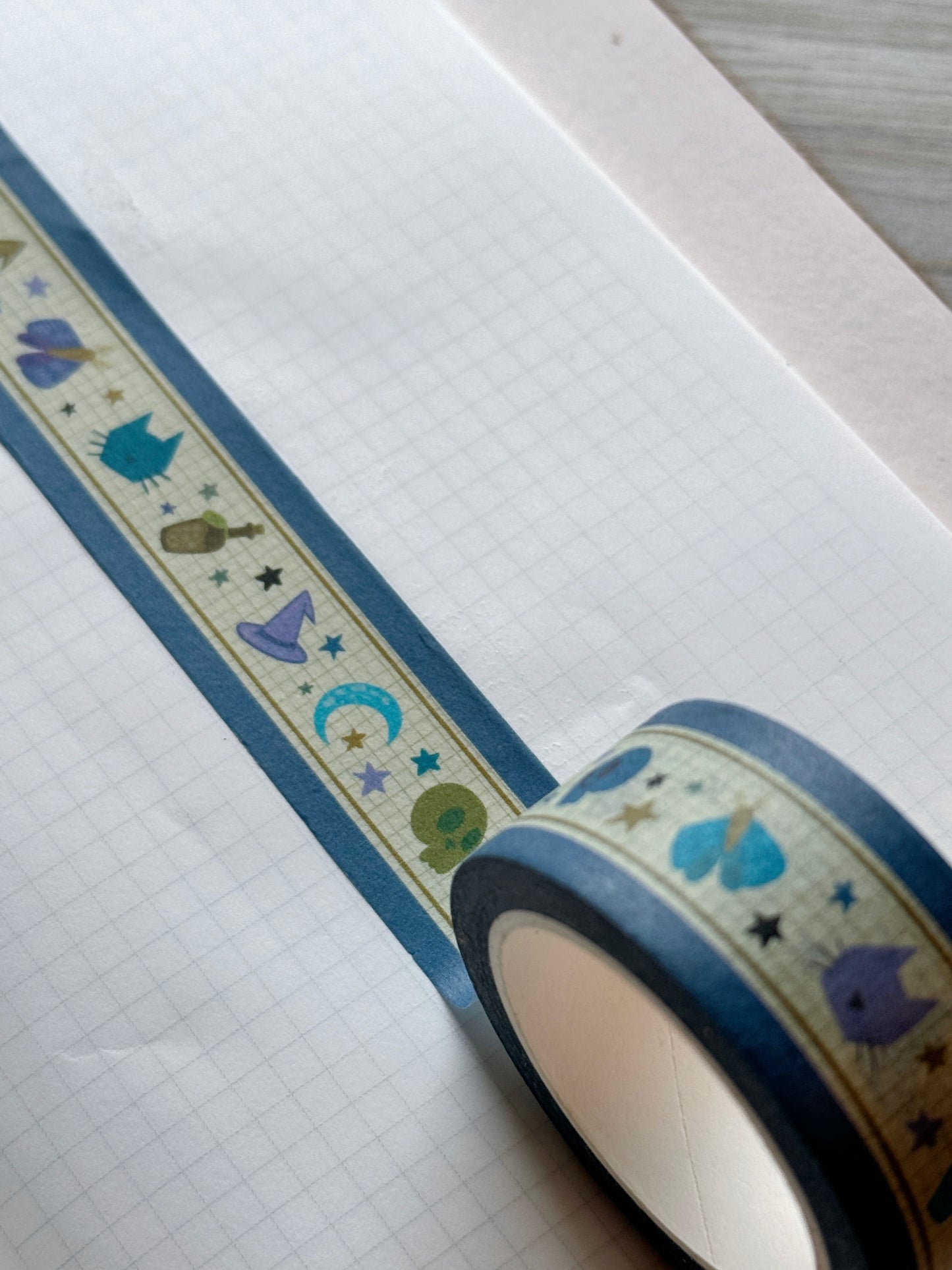 Green Witching Hour Element Washi Tape