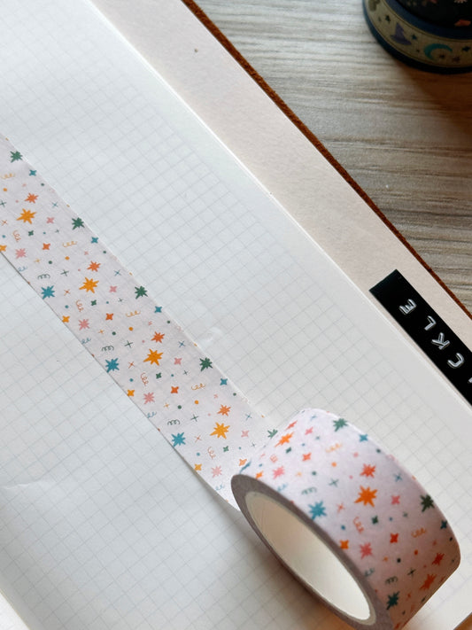 Starfetti Pattern Washi Tape