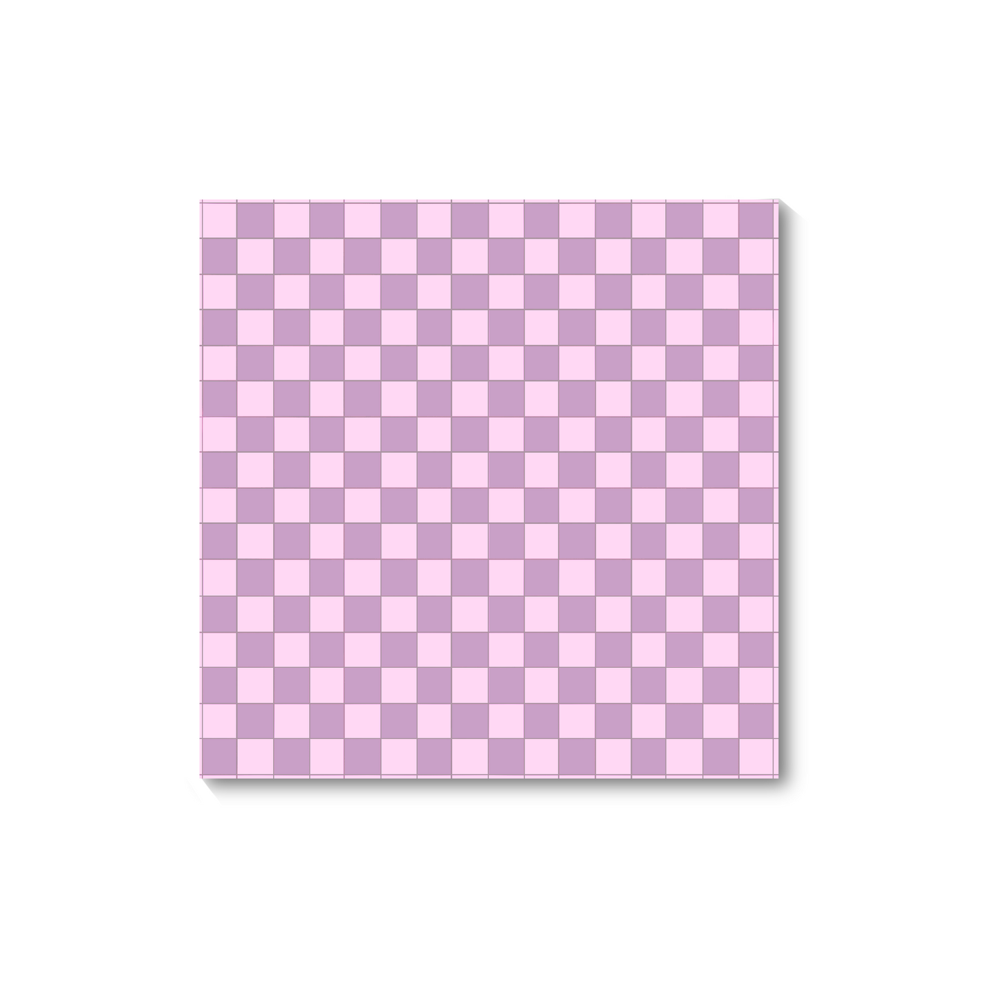 Purple Checkered Sticky Note (single)