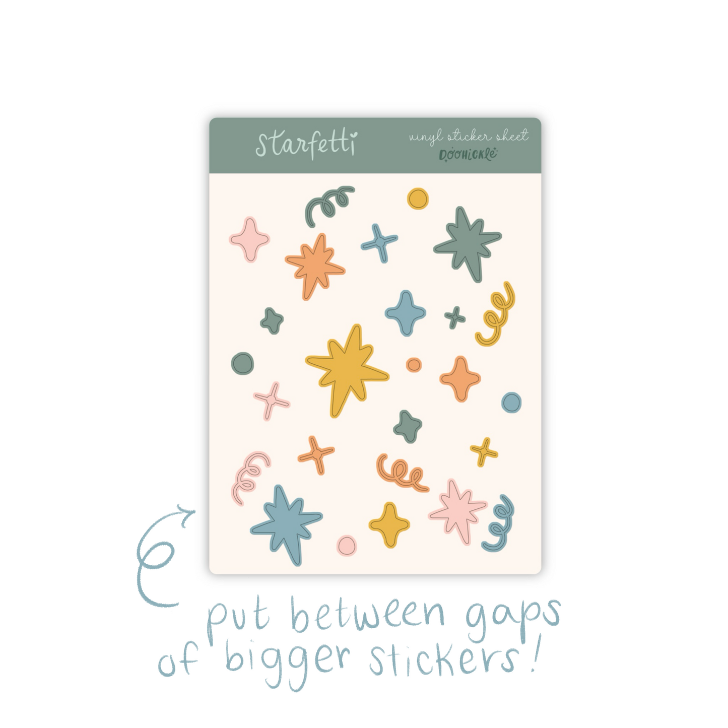 Starfetti Vinyl Sticker Sheet