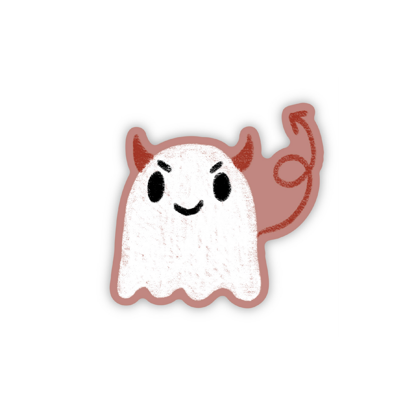 Boocifer the Devil Ghostie Vinyl Sticker