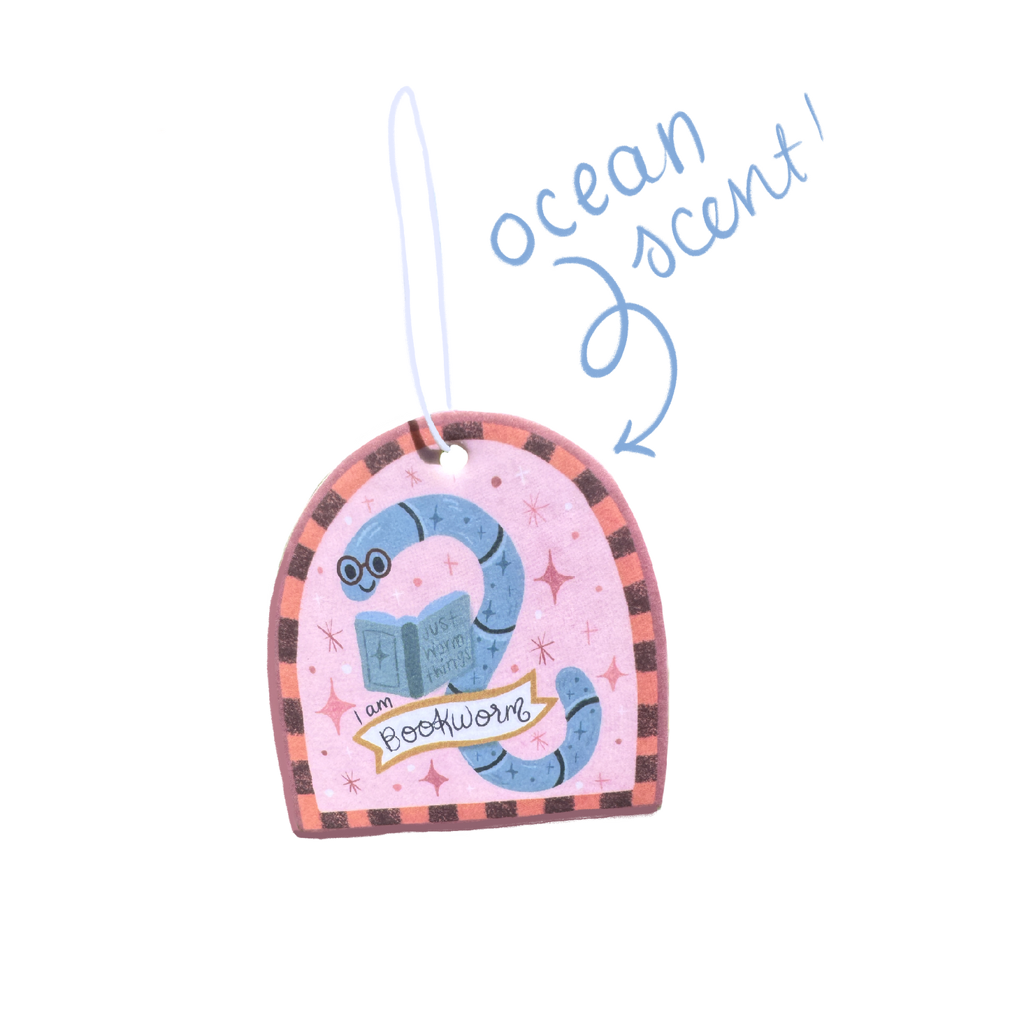 Bookworm Air Freshener - Ocean Scent