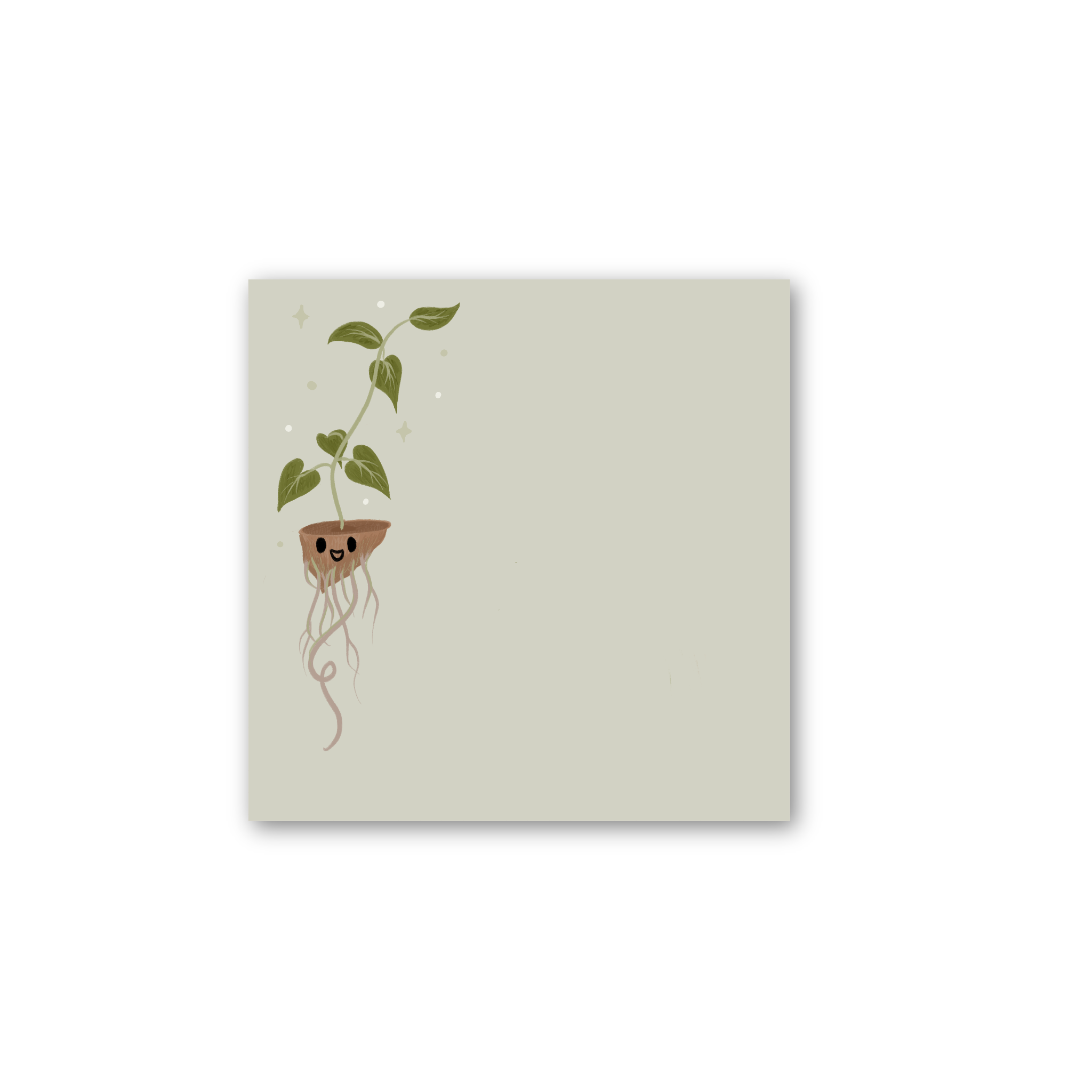 Sticky Note Design Single Rooting For You Sticky Note (single) – Doohickle Designs