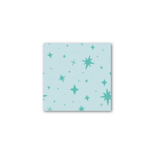 Blue Sparkle Sticky Note (single)