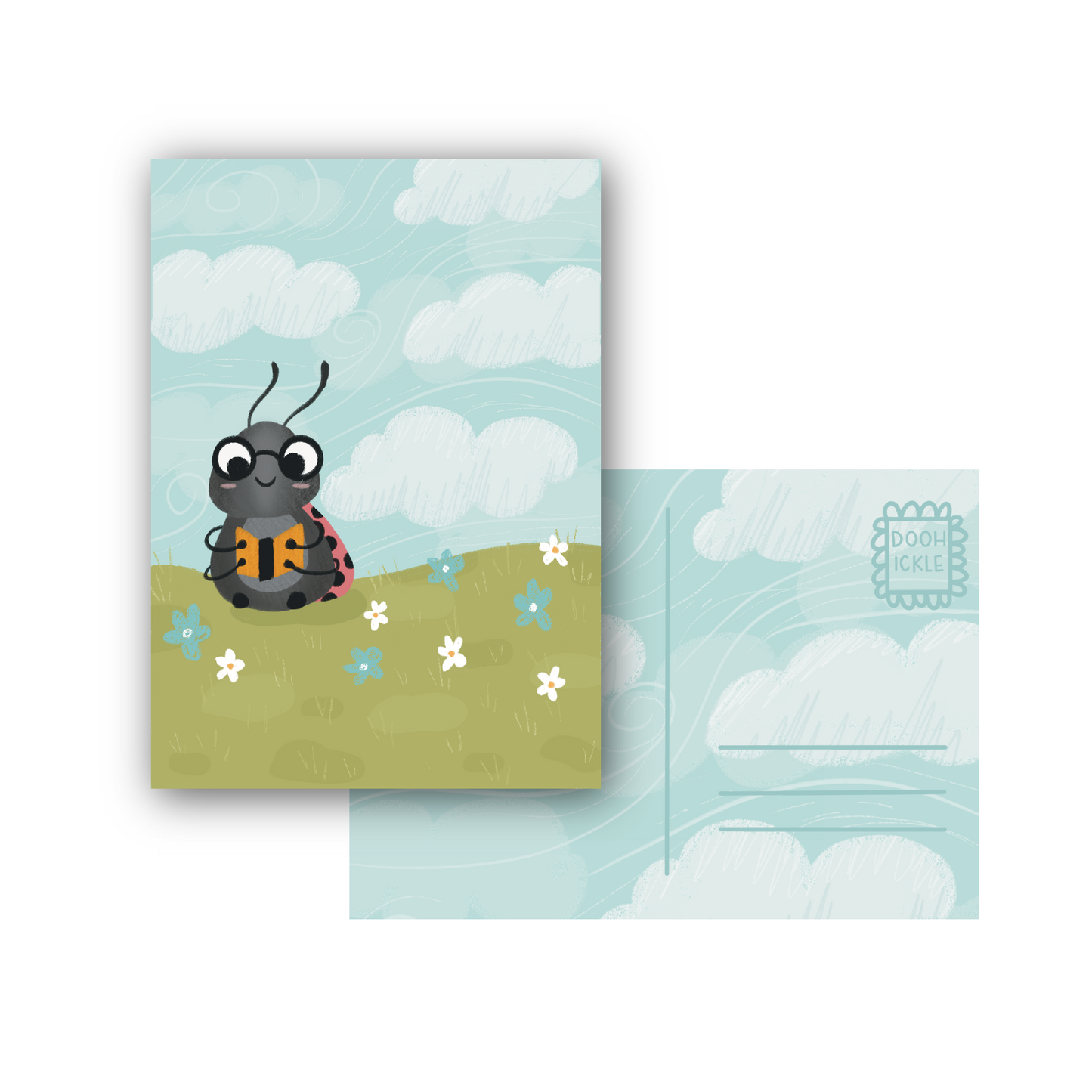 Bernadette the Ladybug Postcard (Silk Touch)