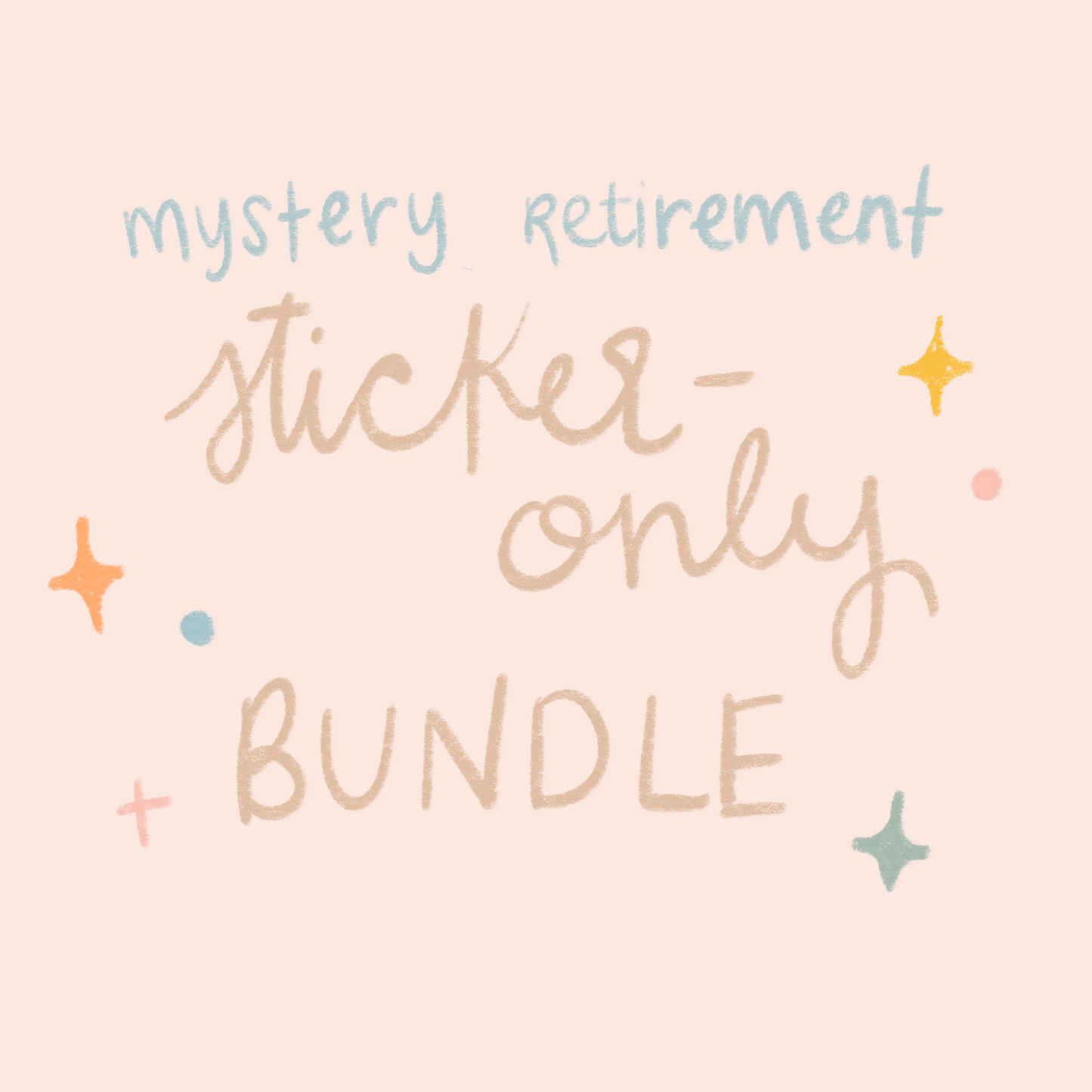 Mystery Retirement STICKER ONLY Bundle