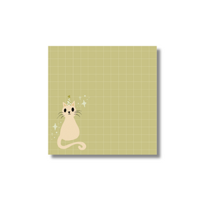 Cat Party Sticky Note (single)