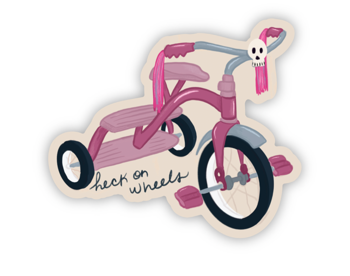 Heck on Wheels Vinyl Sticker