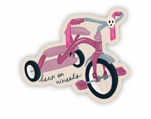 Heck on Wheels Vinyl Sticker