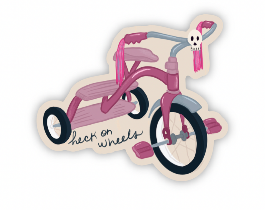 Heck on Wheels Vinyl Sticker