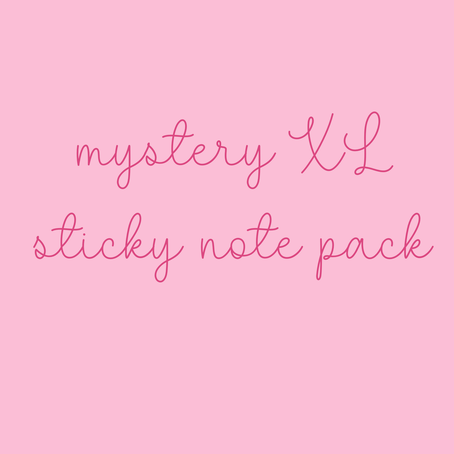 OOPSIE  MYSTERY LARGE XL STICKY NOTE PACK (2 Large XL Sticky Notes)
