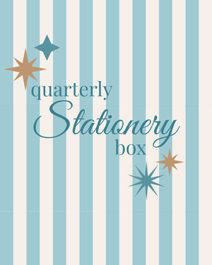 DOOHICKLE QUARTERLY STATIONERY SUBSCRIPTION BOX- Q4 (THEME TBD) Ships Late January