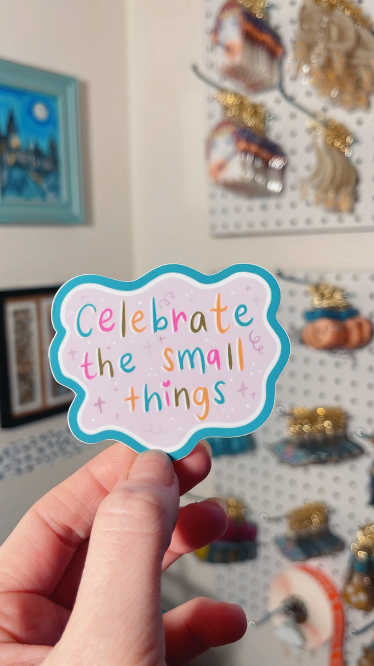 Celebrate the Small Things Vinyl Sticker