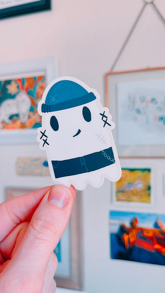 Baddie Ghostie Vinyl Sticker