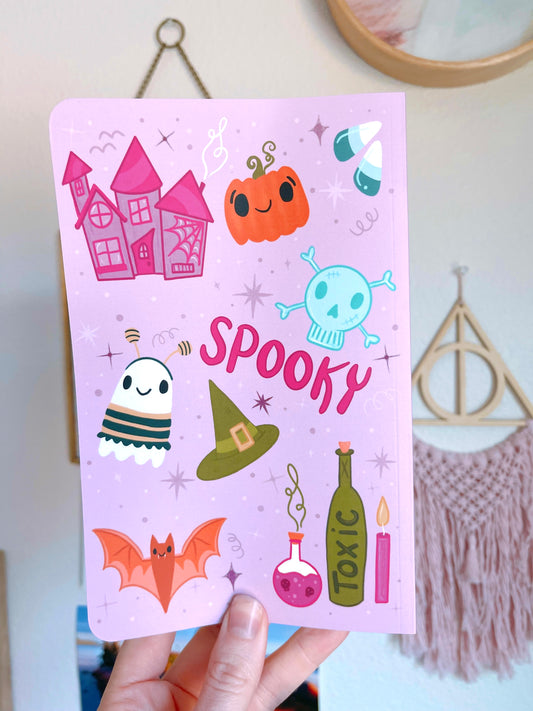 SpookyOoky Soft Cover Notebook (Blank Paper)