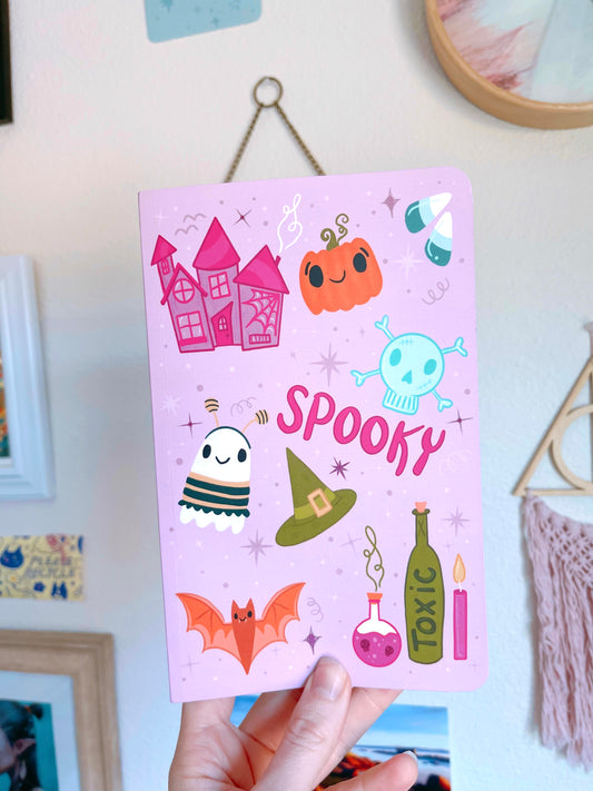 SpookyOoky Soft Cover Notebook (Blank Paper)